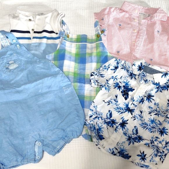 Janie and Jack Other - Janie and Jack baby boy size 6-12m 5 pc lot